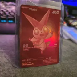 Pokemon TCG Card Victini BWR 171/086 Black Bolt Red Holo - Image 2