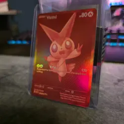Pokemon TCG Card Victini BWR 171/086 Black Bolt Red Holo - Image 3