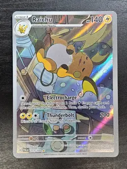 Raichu 211/193 - Pokemon Paldea Evolved Illustration Rare - LP - Image 1