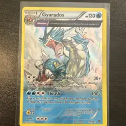 GYARADOS 21/98 - XY Ancient Origins Holo Rare Full Art - 2015 Pokemon Card LP - Image 1