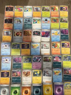 Pokemon Destined Rivals Team Rocket 49 Card Lot - Image 1