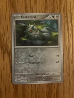 Ferroseed, 068/086 - Pokemon TCG - Reverse Holo - Sv: White Flare | NM EN - Image 1