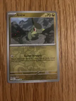 Axew, 068/086 - Pokemon TCG - Reverse Holo - Sv: Black Bolt | NM EN - Image 1