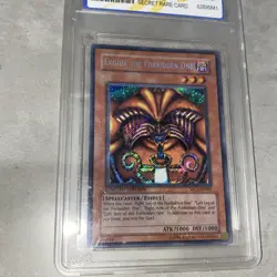 Yugioh Exodia the Forbidden One Mc1 Extreme Holo Bleed+ Funny Grader Mistake. - Image 4