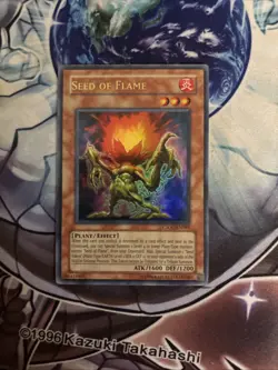 (YBL) YUGIOH SEED OF FLAME CSOC-EN081 ULTRA UNLIMITED ED LP - Image 1