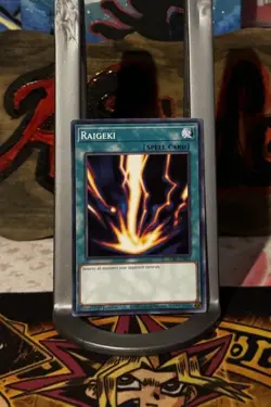 Raigeki SDBT-EN025 Common 1st Edition Yugioh Pack Fresh NM/Mint Fast Shipping - Image 1