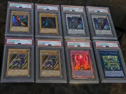 8x PSA 7-10 - KR Korean YUGIOH Card Lot - LOB ROTD Ultimate + Secret Rare PAC1 - Image 1