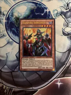 (YBL) Yugioh Vampire Sorcerer SHSP-EN029 Ultra Rare 1st Ed LP - Image 1