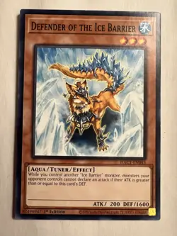 Defender of the Ice Barrier - HAC1-EN043 Yugioh Hidden Arsenal 1st Edition NM - Image 1