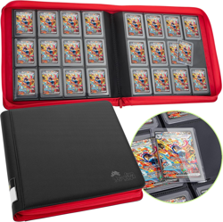 Trading Card Binder: 384 12-Pocket Top Loader, Pokemon, Yugioh, MTG, TCG Collect - Image 1