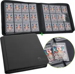 Trading Card Binder: 384 12-Pocket Top Loader, Pokemon, Yugioh, MTG, TCG Collect - Image 4
