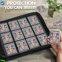 Trading Card Binder: 384 12-Pocket Top Loader, Pokemon, Yugioh, MTG, TCG Collect - Image 5
