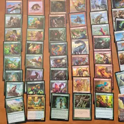 Gishaths Full Art DINOSAURS Party Family Fun Game *COMMANDER DECK* 100 MTG Cards - Image 3