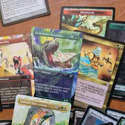Gishaths Full Art DINOSAURS Party Family Fun Game *COMMANDER DECK* 100 MTG Cards - Image 4