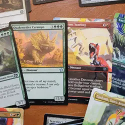 Gishaths Full Art DINOSAURS Party Family Fun Game *COMMANDER DECK* 100 MTG Cards - Image 5