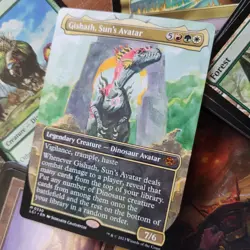 Gishaths Full Art DINOSAURS Party Family Fun Game *COMMANDER DECK* 100 MTG Cards - Image 1