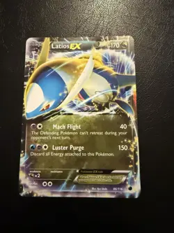 Pokemon Latios-EX TCG Plasma Freeze Holo Card 86/116 EX Rare - Image 1