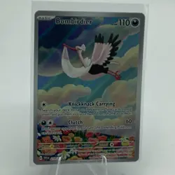 Pokemon TCG Bombirdier Illustration Rare Card Scarlet & Violet 219/198 - Image 1