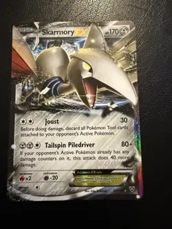 Pokemon TCG Skarmory EX Ultra Rare Holo Card 80/146 XY Base Set - Image 1