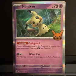 Mimikyu 037/091 Pokemon Trick Or Trade Holo 2024 Halloween Promo Card NM - Image 4