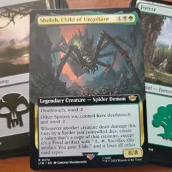 Shelob's Lord of the Rings General **SPIDERS** Custom Tribal COMMANDER DECK MTG - Image 1