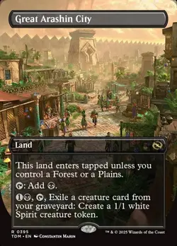 Great Arashin City- Tarkir: Dragonstorm - Borderless - MTG - Image 1