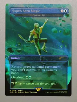 MTG x FINAL FANTASY SECRET LAIR - HOPE'S AERO MAGIC #1869 RAINBOW FOIL - Image 1