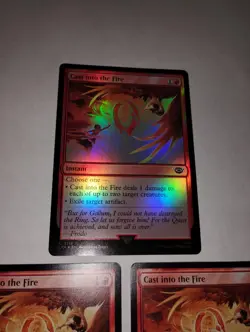 Cast into the Fire x3 _ 1 FOIL + 2 non-foil MTG - Image 3