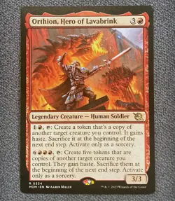 MTG Orthion, Hero of Lavabrink x1 NM ! March of the Machine Magic The Gathering - Image 1