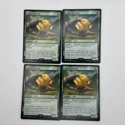 4x MTG - Sazh's Chocobo Final Fantasy Regular NM Playset - Image 1