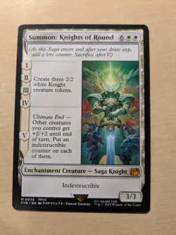 Summon: Knights of Round Final Fantasy MTG Mythic 0036 - Image 1