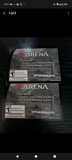 MTG Arena Code - Final Fantasy Starter Kit Both Decks Unlock Cloud & Sephiroth - Image 1