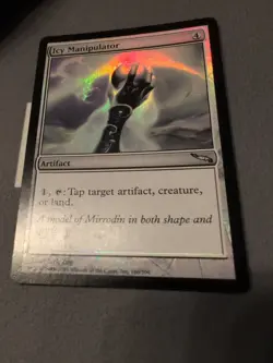 Icy Manipulator #186 (Foil) (NM) Mirrodin MRD Magic MTG - Image 1