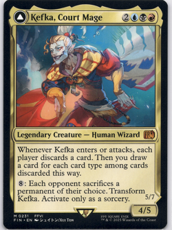 Kefka, Court Mage (Final Fantasy) [FIN] (MTG) Magic the Gathering 231 - Image 1