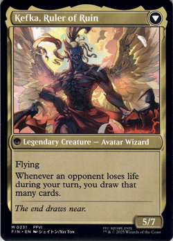 Kefka, Court Mage (Final Fantasy) [FIN] (MTG) Magic the Gathering 231 - Image 2