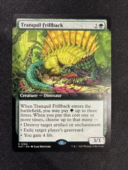 MTG - Tranquil Frillback (Extended Art) March of the Machine: The Aftermath - Image 1