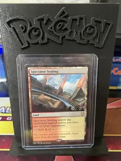 MTG Spectator Seating Rare Land 356/361 Commander Legends Near-Mint - Image 1