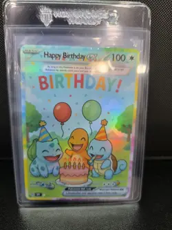 CUSTOMmade madeTOorder full art holo pokemon card PTL809 Charmander Squirtle Bul - Image 1