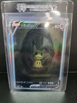 CUSTOMmade madeTOorder full art holo pokemon card PTL808 Mimikyu - Image 1