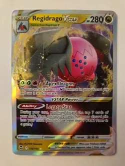 Pokemon Regidrago VSTAR - 136/195 - Silver Tempest - Holo - Ultra Rare - Image 1