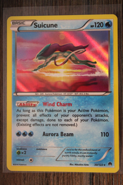 Pokemon TCG Suicune XY 30/122 Breakpoint Holo - Image 1