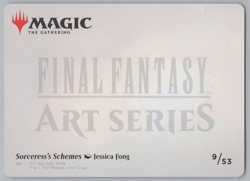 MTG - Final Fantasy - Sorceress's Schemes Art Card #9 -g571 - Image 2