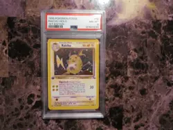 Pokemon 1999 Fossil Raichu #14, Base Set,Holo, 1st Edition,PSA 8 - Image 1