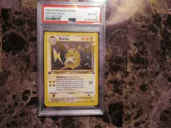 Pokemon 1999 Fossil Raichu #14, Base Set,Holo, 1st Edition,PSA 8 - Image 3