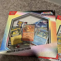 Pokemon Prismatic Evolutions Poster Collection SV8.5 Factory Sealed New Lot of 2 - Image 2