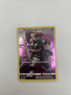 2019 Armored Mewtwo Pokemon TCG Full Art Holo Black Star Promo #SM228 Rare - Image 2