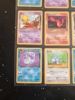 Lot Of 9 Pokemon Cards In Binder Sheet - Image 5