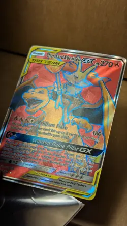Pokemon Charizard & Braixen GX 212/236 Sun and Moon Cosmic Eclipse (Full Art) - Image 4