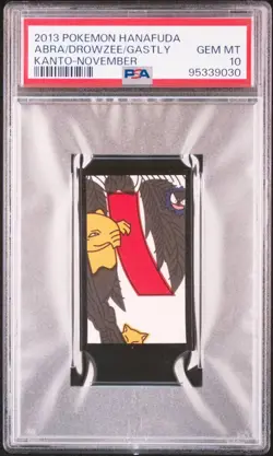 PSA10 Sleep Casey Ghost Pokemon Pocket Monsters Hanafuda Kanto Region 151 Ninten - Image 1