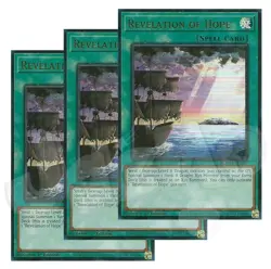 Yugioh - Revelation of Hope x 3 - 1st Edition Ultra Rare NM - Free Holo Card - Image 1